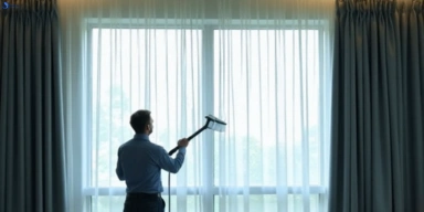 Commercial curtain stain removal service loganholme hotels offices restaurants